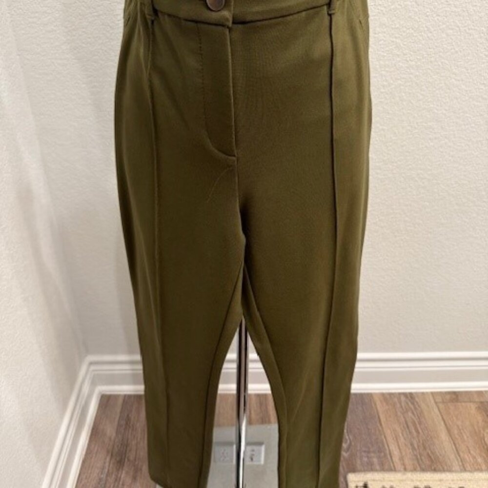 NWT - Chicos So Slimming Elyse Pant - Olive Green - Size 1.5 (M)